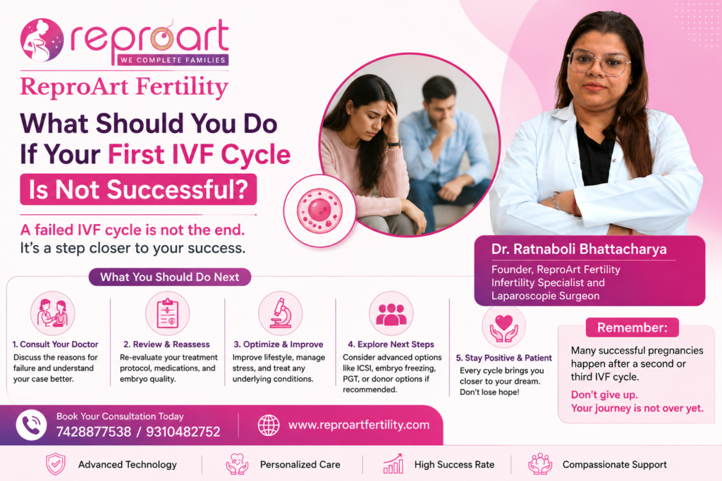 What Should You Do If Your First IVF Cycle Is Not Successful